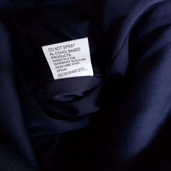 Elegant Navy Sequin Gown - Picture 14 of 14